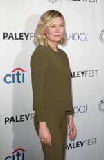 KIRSTEN DUNST at Paleyfest 2015 Fargo at the Paley Center for Media in New York 10/16/2015