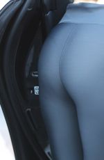 KOURTNEY KARDASHIAN in Tight Spandex Leaves a Gym in Calabasas 10/13/2015