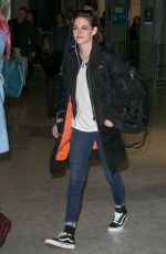KRISTEN STEART Arrives in Paris 10/25/2015