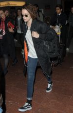 KRISTEN STEART Arrives in Paris 10/25/2015
