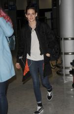 KRISTEN STEART Arrives in Paris 10/25/2015