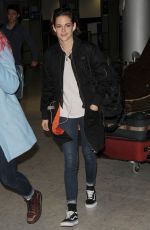 KRISTEN STEART Arrives in Paris 10/25/2015
