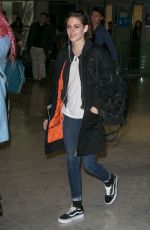 KRISTEN STEART Arrives in Paris 10/25/2015
