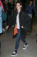 KRISTEN STEART Arrives in Paris 10/25/2015