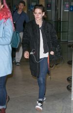 KRISTEN STEART Arrives in Paris 10/25/2015