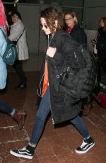 KRISTEN STEART Arrives in Paris 10/25/2015