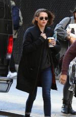 KRISTEN STEWART Arrives on the Set of New Woody Allen Movie in New York 10/19/2015