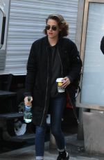 KRISTEN STEWART Arrives on the Set of New Woody Allen Movie in New York 10/19/2015
