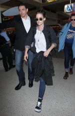 KRISTEN STEWART at LAX Airport in Los Angeles 10/24/2015