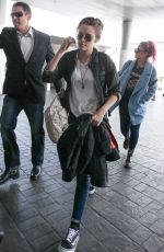 KRISTEN STEWART at LAX Airport in Los Angeles 10/24/2015