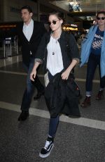 KRISTEN STEWART at LAX Airport in Los Angeles 10/24/2015