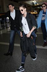 KRISTEN STEWART at LAX Airport in Los Angeles 10/24/2015