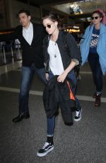 KRISTEN STEWART at LAX Airport in Los Angeles 10/24/2015