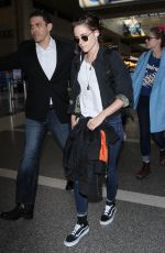 KRISTEN STEWART at LAX Airport in Los Angeles 10/24/2015