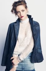 KRISTEN STEWART in Marie Claire Magazine, Denim Issue, August 2015