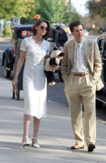 KRISTEN STEWART on the Set of a Woody Allen Movie in New York 10/15/2015