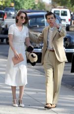 KRISTEN STEWART on the Set of a Woody Allen Movie in New York 10/15/2015