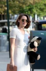 KRISTEN STEWART on the Set of a Woody Allen Movie in New York 10/15/2015