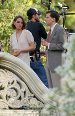 KRISTEN STEWART on the Set of New Woody Allen Movie in Central Park in New York 10/21/2015