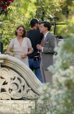 KRISTEN STEWART on the Set of New Woody Allen Movie in Central Park in New York 10/21/2015