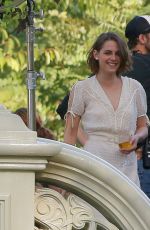 KRISTEN STEWART on the Set of New Woody Allen Movie in Central Park in New York 10/21/2015