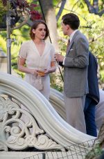 KRISTEN STEWART on the Set of New Woody Allen Movie in Central Park in New York 10/21/2015