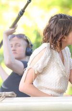 KRISTEN STEWART on the Set of New Woody Allen Movie in Central Park in New York 10/21/2015