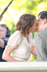KRISTEN STEWART on the Set of New Woody Allen Movie in Central Park in New York 10/21/2015