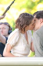 KRISTEN STEWART on the Set of New Woody Allen Movie in Central Park in New York 10/21/2015