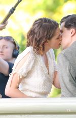 KRISTEN STEWART on the Set of New Woody Allen Movie in Central Park in New York 10/21/2015
