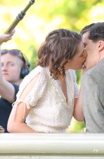 KRISTEN STEWART on the Set of New Woody Allen Movie in Central Park in New York 10/21/2015