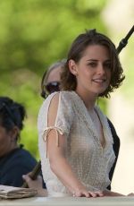 KRISTEN STEWART on the Set of New Woody Allen Movie in Central Park in New York 10/21/2015
