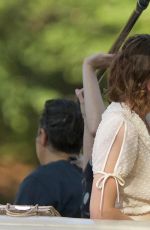 KRISTEN STEWART on the Set of New Woody Allen Movie in Central Park in New York 10/21/2015