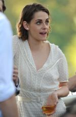 KRISTEN STEWART on the Set of New Woody Allen Movie in Central Park in New York 10/21/2015