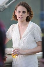 KRISTEN STEWART on the Set of New Woody Allen Movie in Central Park in New York 10/21/2015