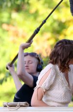 KRISTEN STEWART on the Set of New Woody Allen Movie in Central Park in New York 10/21/2015