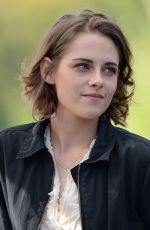 KRISTEN STEWART on the Set of New Woody Allen Movie in Central Park in New York 10/21/2015