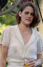 KRISTEN STEWART on the Set of New Woody Allen Movie in Central Park in New York 10/21/2015