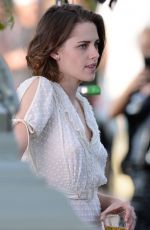KRISTEN STEWART on the Set of New Woody Allen Movie in Central Park in New York 10/21/2015