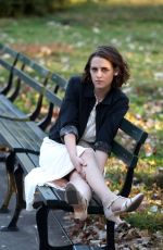 KRISTEN STEWART on the Set of New Woody Allen Movie in Central Park in New York 10/21/2015