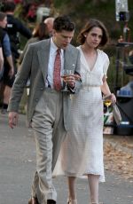 KRISTEN STEWART on the Set of New Woody Allen Movie in Central Park in New York 10/21/2015
