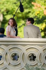 KRISTEN STEWART on the Set of New Woody Allen Movie in Central Park in New York 10/21/2015