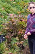 KRISTEN STEWART on the Set of Personal Shopper at a Park in Paris 10/30/2015