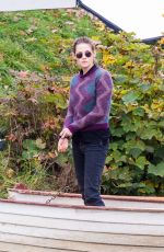 KRISTEN STEWART on the Set of Personal Shopper at a Park in Paris 10/30/2015