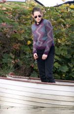 KRISTEN STEWART on the Set of Personal Shopper at a Park in Paris 10/30/2015