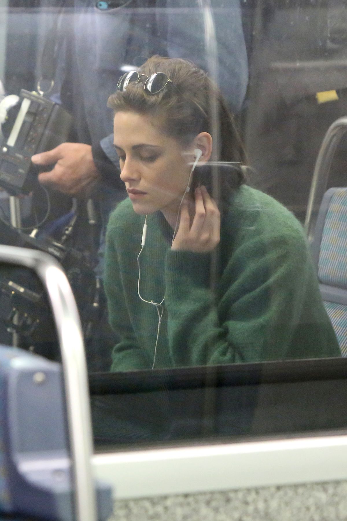 KRISTEN STEWART on the Set of Personal Shopper on the Paris Subway 10/29/2015 KRISTEN STEWART on the Set of Personal Shopper on the Paris Subway 10/29/2015