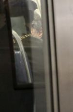 KRISTEN STEWART on the Set of Personal Shopper on the Paris Subway 10/29/2015