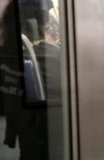KRISTEN STEWART on the Set of Personal Shopper on the Paris Subway 10/29/2015
