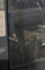 KRISTEN STEWART on the Set of Personal Shopper on the Paris Subway 10/29/2015