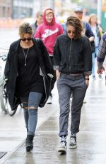 KRISTEN STEWART Out and About in East Village, New York 10/01/2015